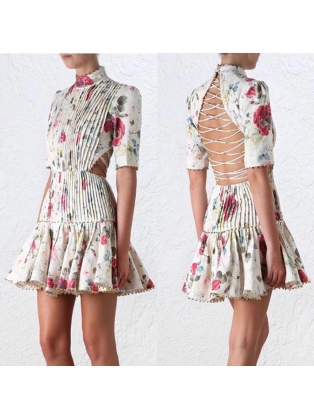 Zimmermann Mischief Rosette Dress in Floral - Picture 3 of 10